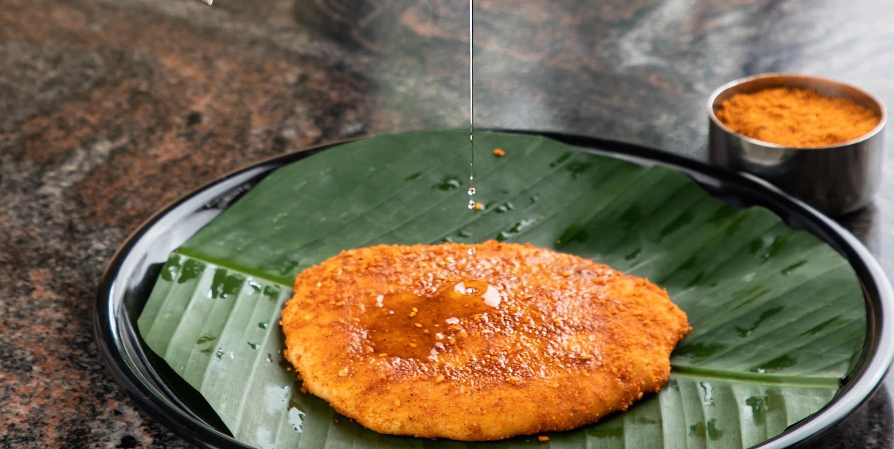 Fresh masala dosa, straight off the tawa